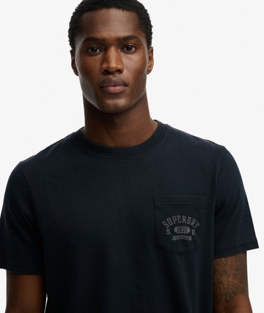 Vintage Prep T-Shirt mit Tasche Image 5