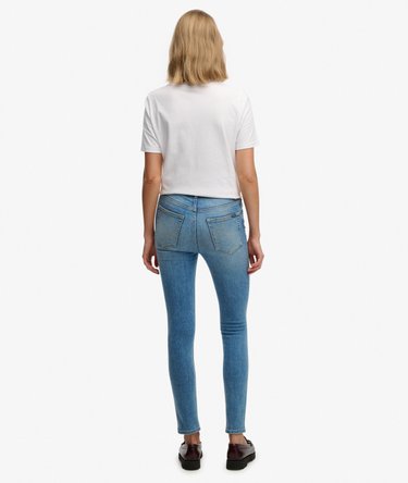 Jean Skinny Taille Haute en Coton Bio Image 6