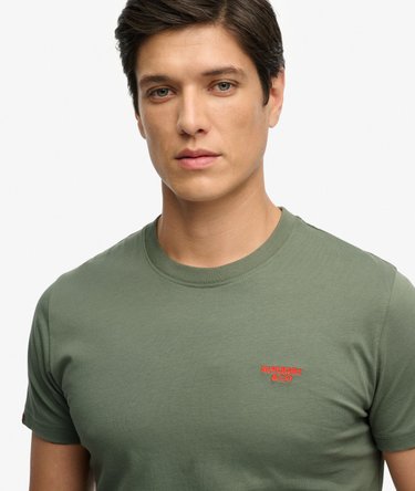 Essential Gestapeld Logo Geborduurde T-shirt Image 4