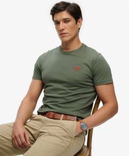 Essential Gestapeld Logo Geborduurde T-shirt