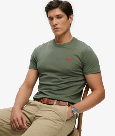 Essential Gestapeld Logo Geborduurde T-shirt Image 2