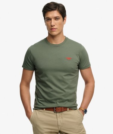 Essential Gestapeld Logo Geborduurde T-shirt Image 1