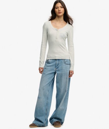 Athletic Langarmshirt mit Knopfleiste Image 3