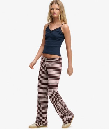 Athletic Essentials Gestreepte Jersey Broek Image 5