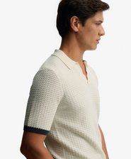 Johnny Collar Knitted Polo Shirt