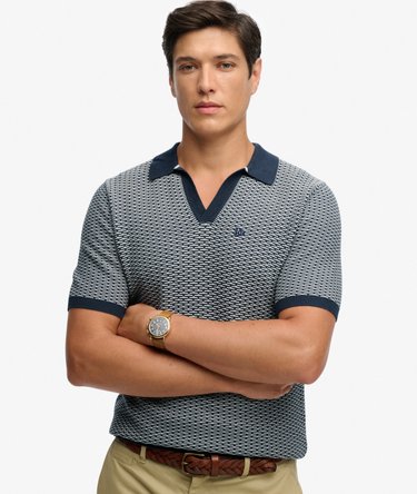 Johnny Collar Knitted Polo Shirt Image 4