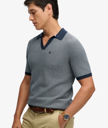Johnny Collar Knitted Polo Shirt Image 2