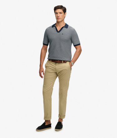 Johnny Collar Knitted Polo Shirt Image 3