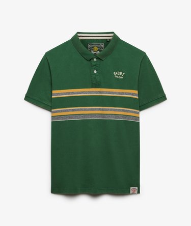 Polo en jersey &agrave; rayures Vintage Image 7