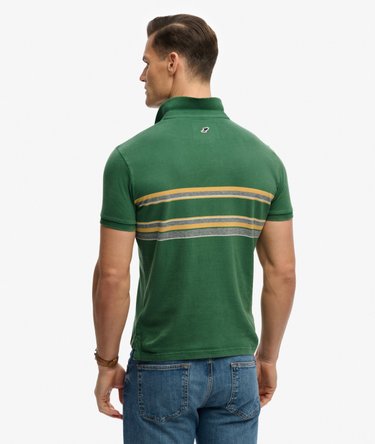 Polo en jersey &agrave; rayures Vintage Image 5
