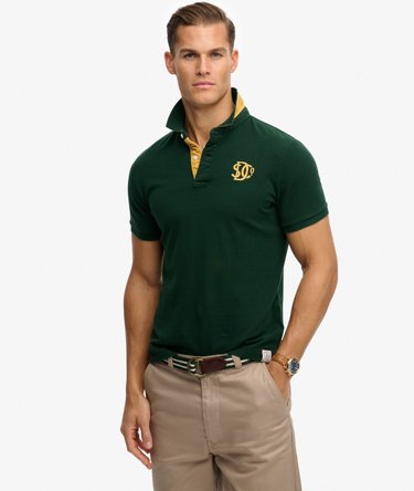 Piqu&eacute; Monogram Poloshirt Image 1