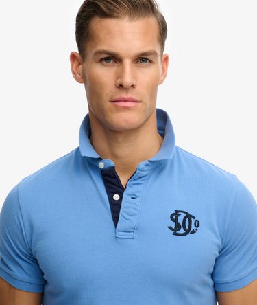Pique Monogram Polo Shirt Image 4