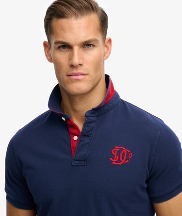 Pique Monogram Polo Shirt Image 4