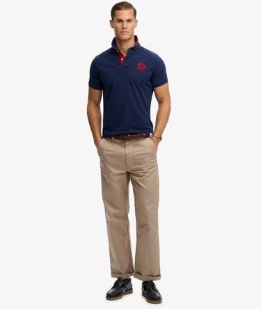 Pique Monogram Polo Shirt Image 3