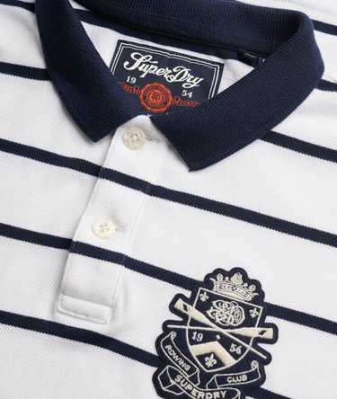 Crest Stripe Poloshirt Image 6