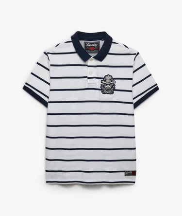 Crest Stripe Poloshirt Image 7