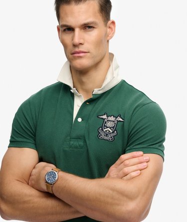 Polo Rugby Piqu&eacute; Vintage Image 4