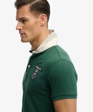 Vintage Pique Rugby Polo Shirt