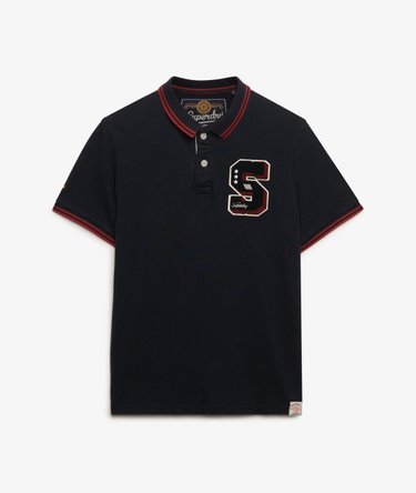 Vintage Athletic Patch Poloshirt Image 7