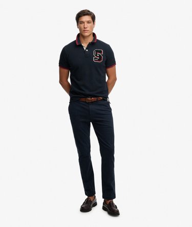 Vintage Athletic Patch Poloshirt Image 3