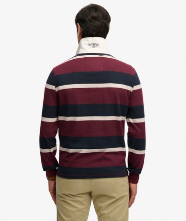Polo de Rugby Double Emblem &agrave; Rayures Image 5