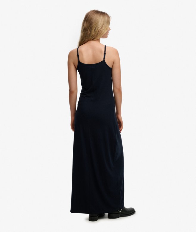 jersey cami dress womens Maxi in Eclipse Navy Tutu_Dresses