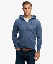 Essential Logo Half Brushed Zip Hoodie