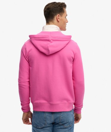 Sweat &agrave; capuche zipp&eacute; Logo Essential mi-bross&eacute; Image 5