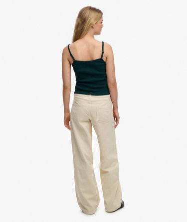 Mid Rise Baggy Pants Image 6