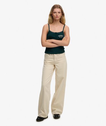 Mid Rise Baggy Pants Image 1