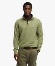 Classic Essential Sweatshirt mit Halbrei&szlig;verschluss