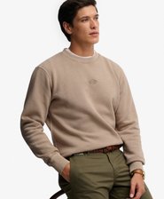 Micro Logo Pullover mit Rundhalsausschnitt