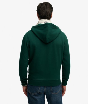 Monogram Hoodie mit Stickerei und Rei&szlig;verschluss Image 5