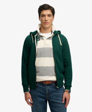 Monogram Geborduurde Zip Hoodie