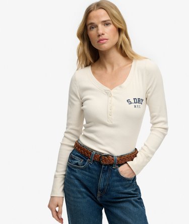 Athletic Langarmshirt mit Knopfleiste Image 1