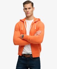 Monogram Geborduurde Zip Hoodie