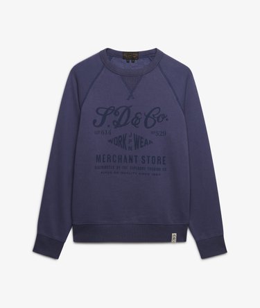 The Merchant Store Vintage Print Sweatshirt Image 7