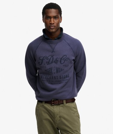 The Merchant Store Vintage Print Sweatshirt Image 1