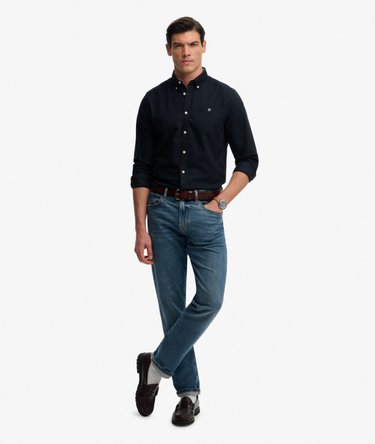 Chemise Oxford Preppy &agrave; Manches Longues Image 3