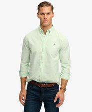 Preppy Oxford Overhemd Met Lange Mouwen