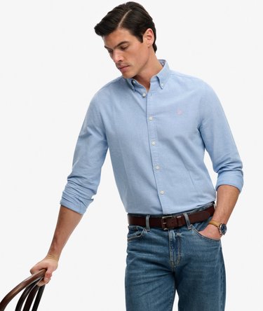Preppy Oxford Long Sleeve Shirt Image 2