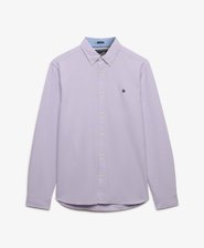 Camicia Oxford Preppy a Maniche Lunghe
