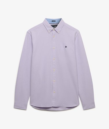 Chemise Oxford Preppy &agrave; Manches Longues Image 6