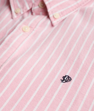 Chemise Oxford Preppy &agrave; Manches Longues Image 6