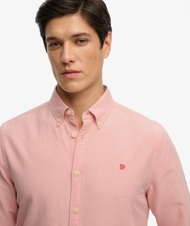 Preppy Oxford -kauluspaita pitkill&auml; hihoilla Image 4