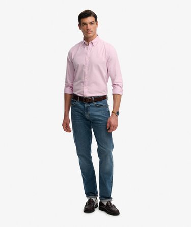 Preppy Oxford Long Sleeve Shirt Image 3