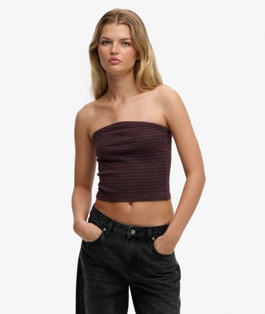 Athletic Essentials Jersey-Bandeau-Top Image 2