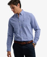 Preppy Poplin Langermet Skjorte