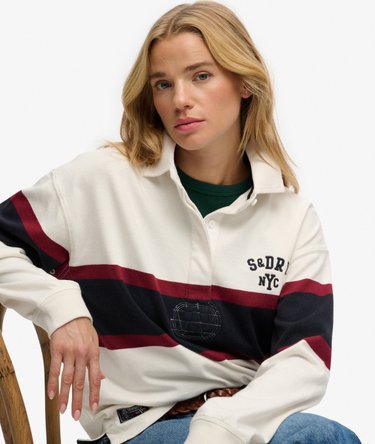 Heritage Stripe Rugby Top Image 1