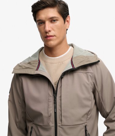 Hooded Softshell Trekker Jacket Image 4